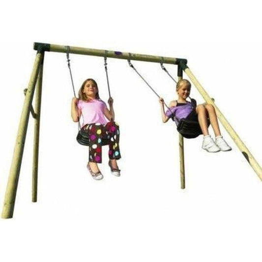 Buy Plum Marmoset Wooden Swing Set