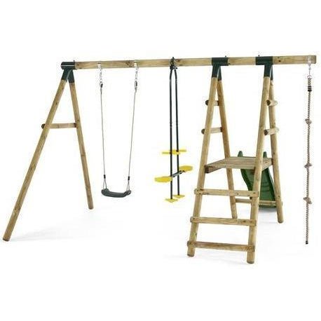 Shop Kids Plum Meerkat Wood Swing Set