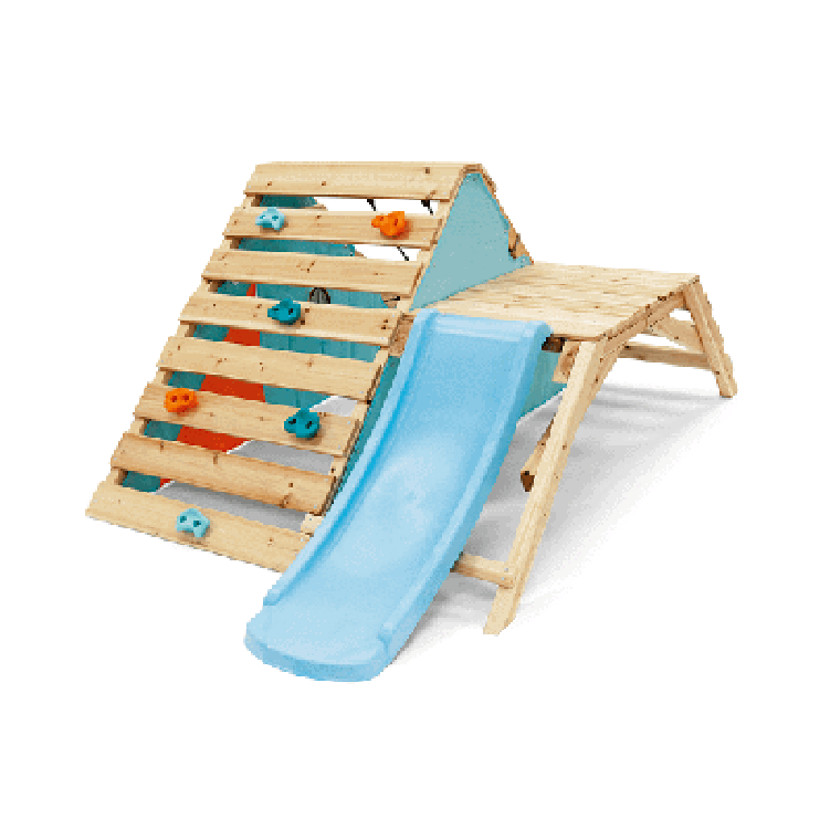 Plum My First Playcentre - Toddler Climbing Frame with Slide, Den for active indoor play