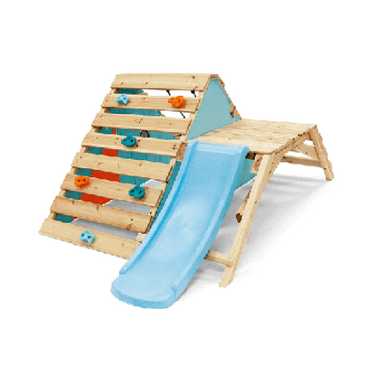 Plum My First Playcentre - Toddler Climbing Frame with Slide, Den for active indoor play