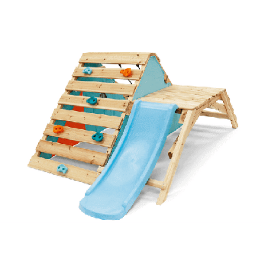 Plum My First Playcentre - Toddler Climbing Frame with Slide, Den for active indoor play