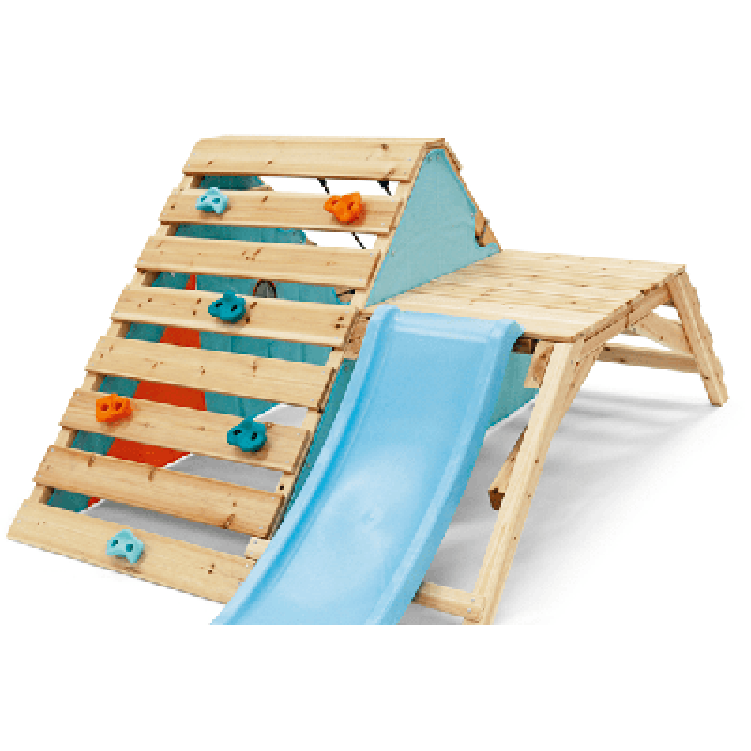 Plum Toddler Climbing Frame with Slide and Den, ideal for active play at home