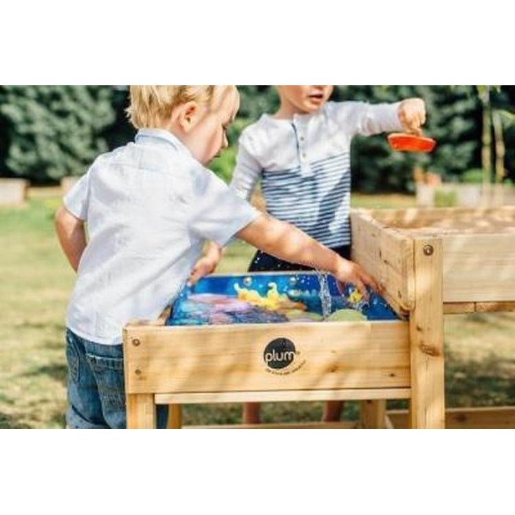 Kids Toy Plum Sand and Water Wooden Tables Natural