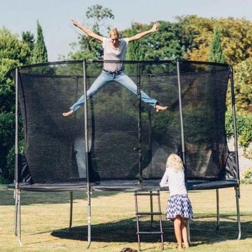 Star Jump Plum Trampoline 14ft Space Zone Black | Australia Delivery