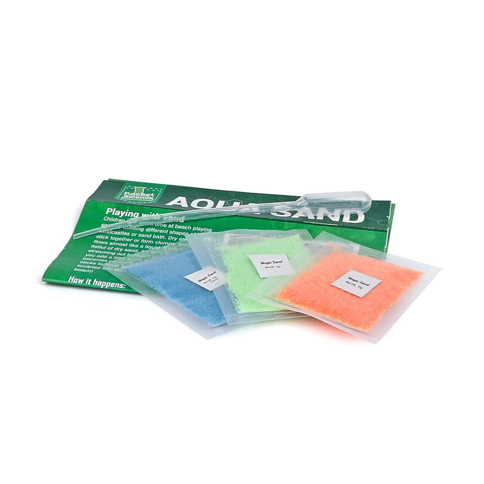 Pocket Sand Label Pocket Science Aqua Sand | Fun & Educational Hydrophobic Sand Kit ...