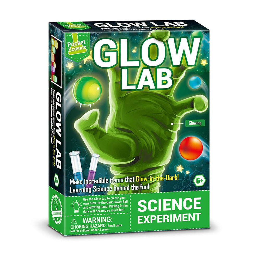 Pocket Science Glow Lab Kit | Make Your Own Glow in the Dark Ball ...
