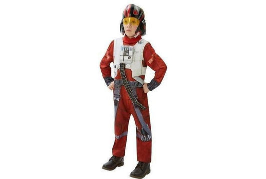 Star Wars Poe X-Wing Fighter Child Costume by Official Disney for imaginative play.