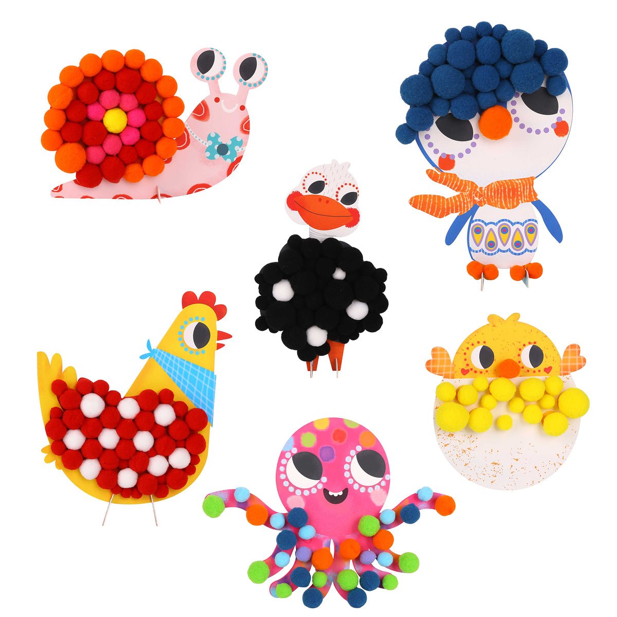 Tookyland Pom|Pom Character Kit – Kids Mega Mart