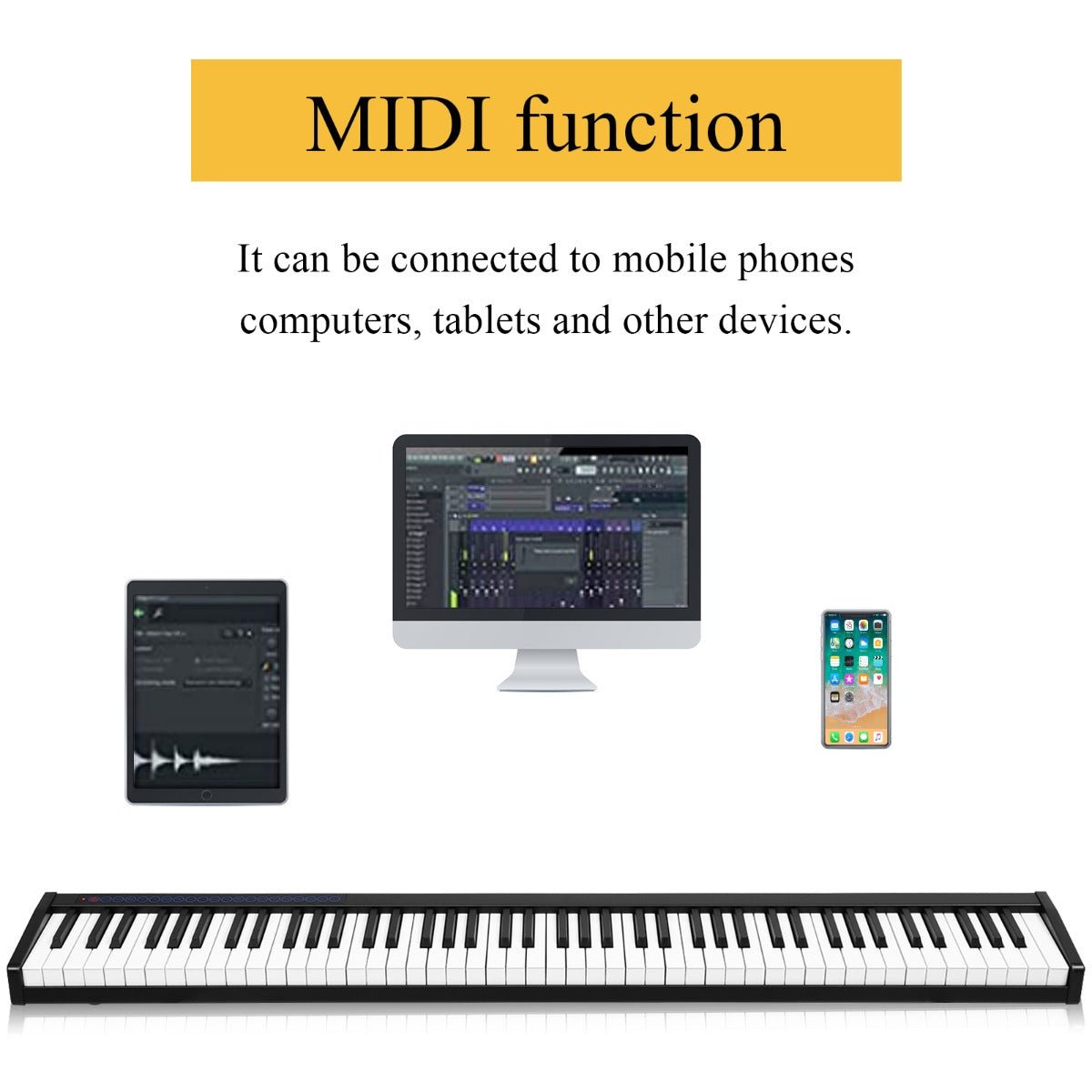 Explore the World of Music with a Portable 88-Key Keyboard