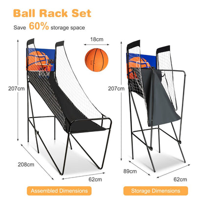 Arcade Basketball Game with Electronic Scorer: Portable Entertainment Delight