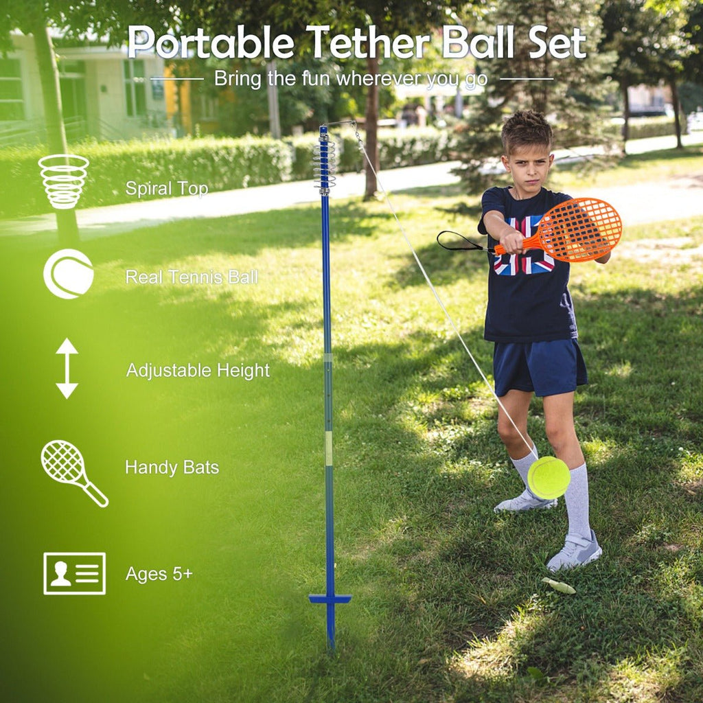 Buy Portable Tetherball Totem Tennis Set on pole with Swivel Arm