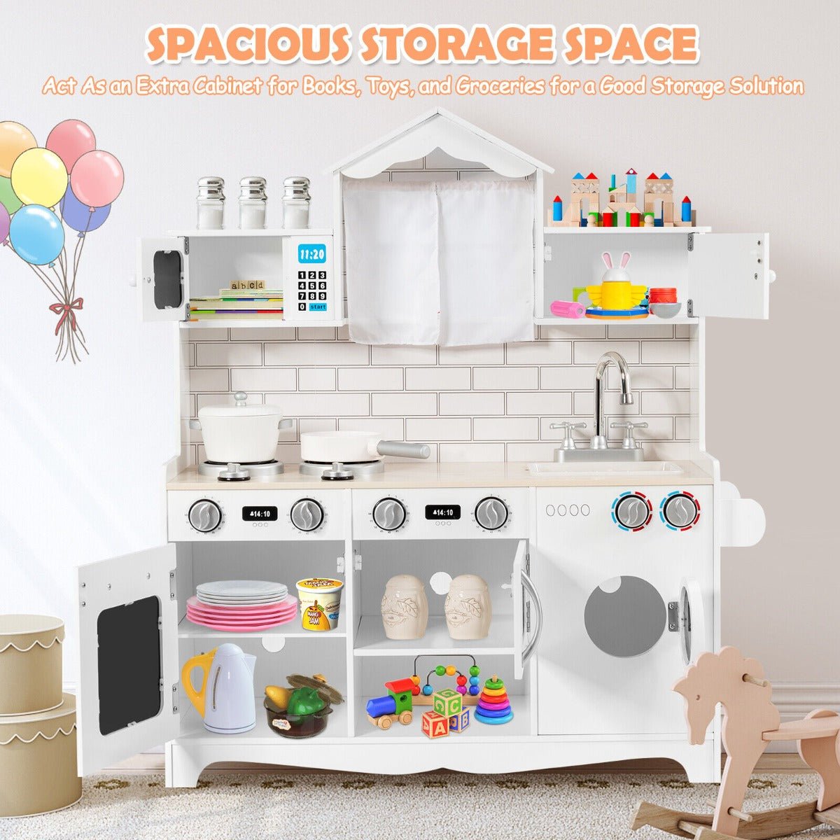Upgrade Playtime with Pretend Kitchen Toys and Washing Machine