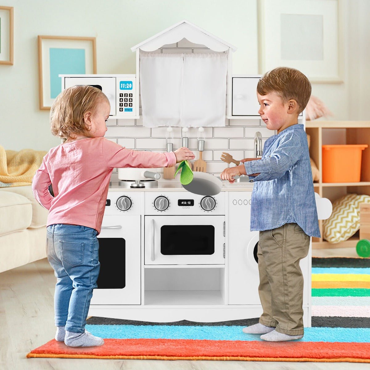 Inspire Imagination: Pretend Kitchen Toys with Washing Machine