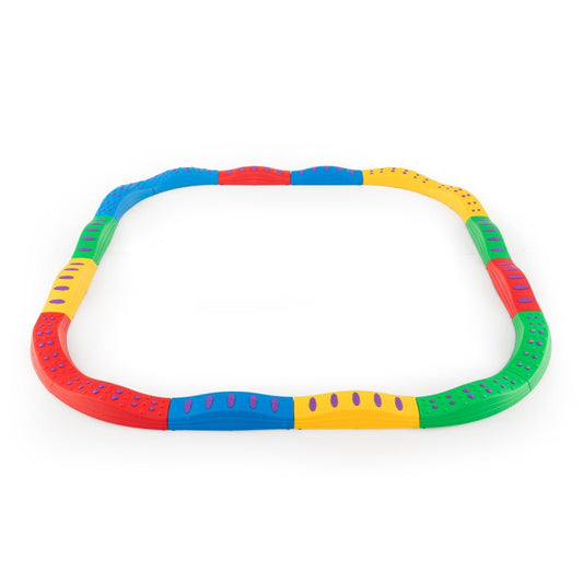 Colorful 20-piece balance beam set for kids development, promoting balance and coordination.