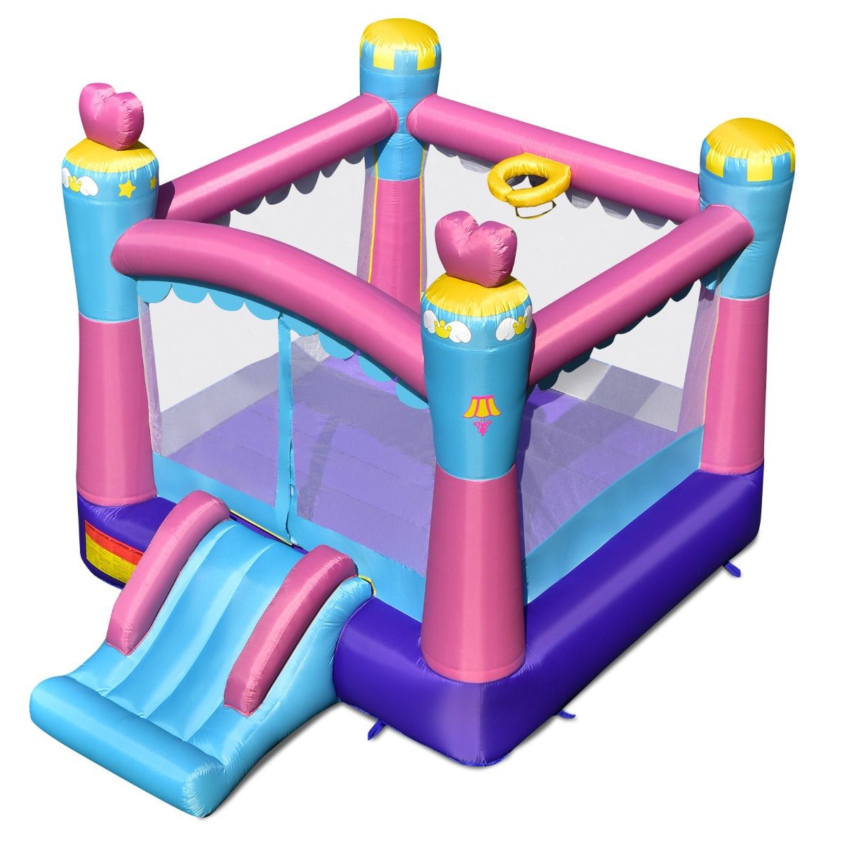 Active Entertainment: Princess Inflatable Castle with Trampoline