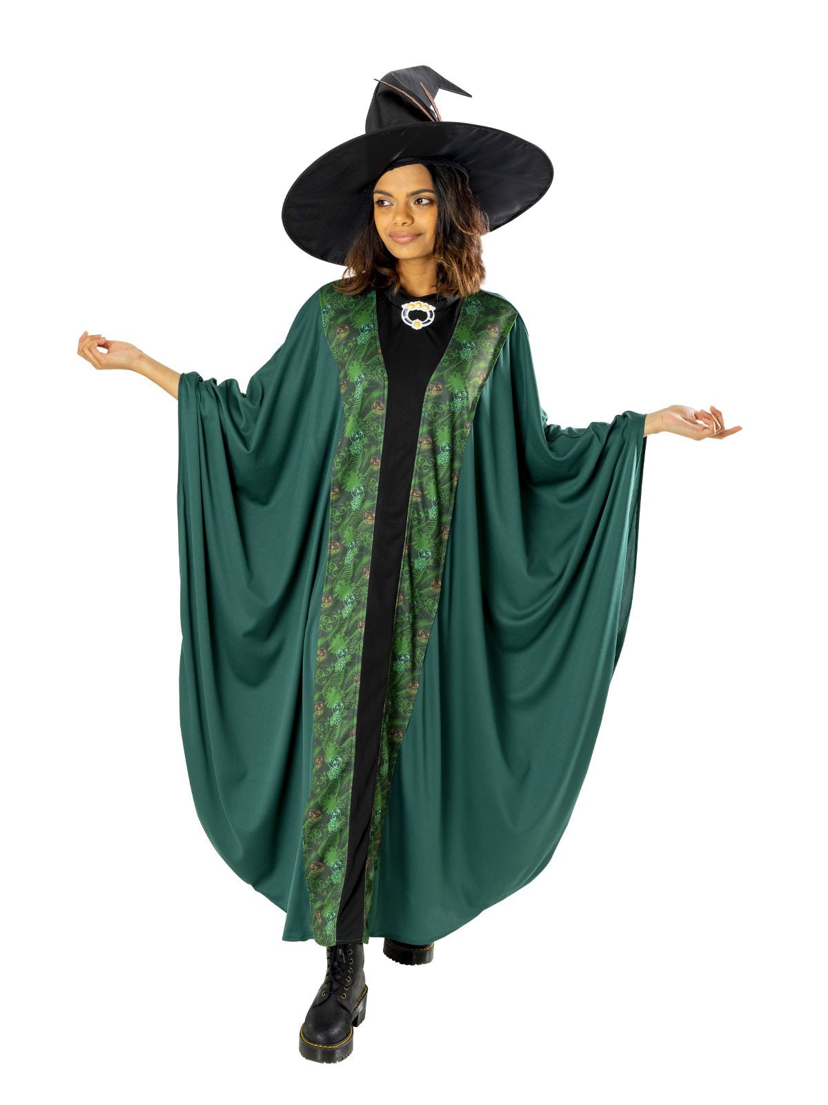 Harry Potter Professor McGonagall costume robe and hat for kids magical dress-up fun.