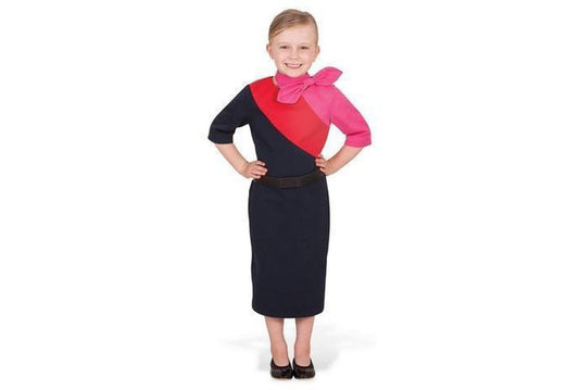 Qantas Kids Flight Attendant Costume for role play and imaginative home entertainment.