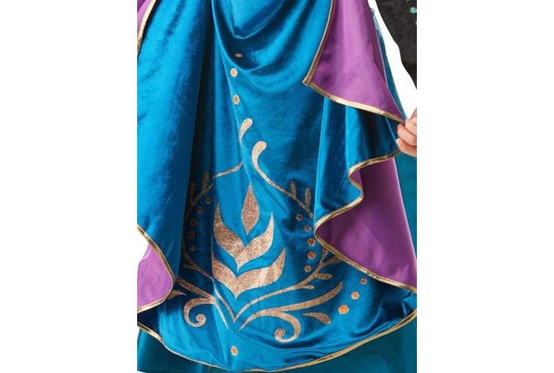 strapless open back dress Queen Anna Frozen 2 Costume