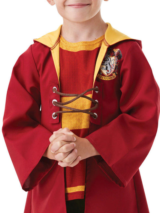 Gryffindor Quidditch robe for kids from Harry Potter, perfect for magical playtime at home.