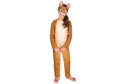 Kids Rabbit Costume with Cute Printed Fur Design for Playful Dress-up Fun at Home