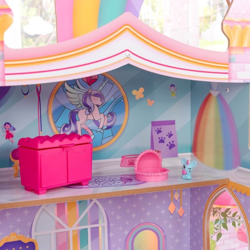 Rainbow Dreamers Unicorn Mermaid Dollhouse Kids Mega Mart