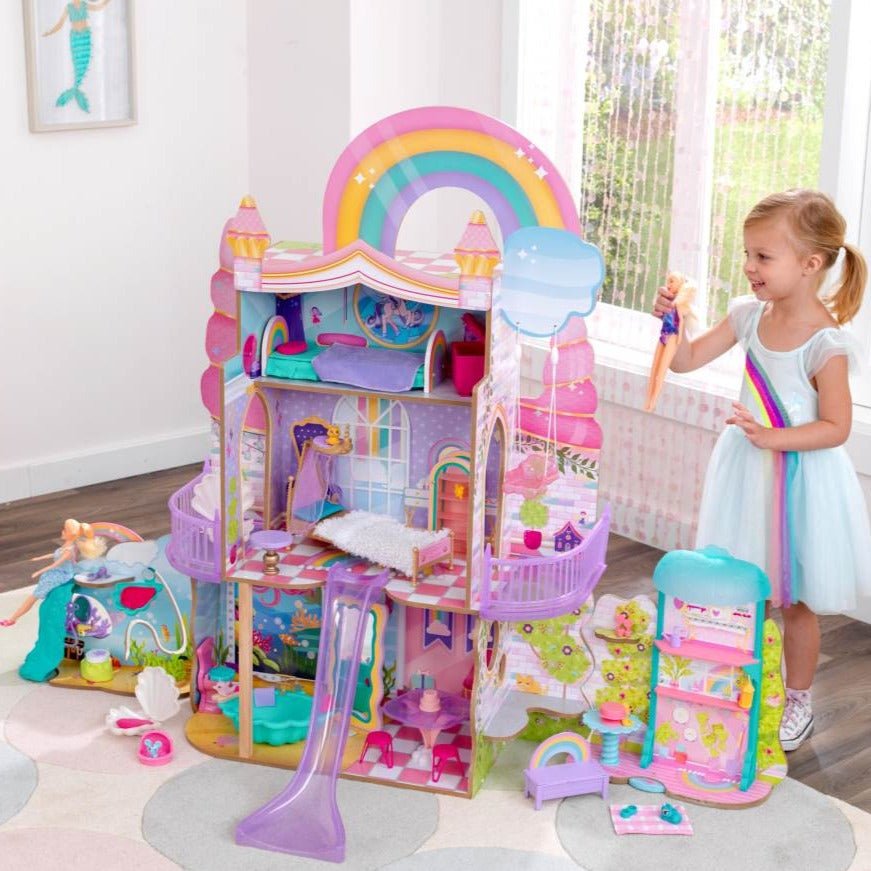 Shop Rainbow Dreamers Unicorn Mermaid Dollhouse