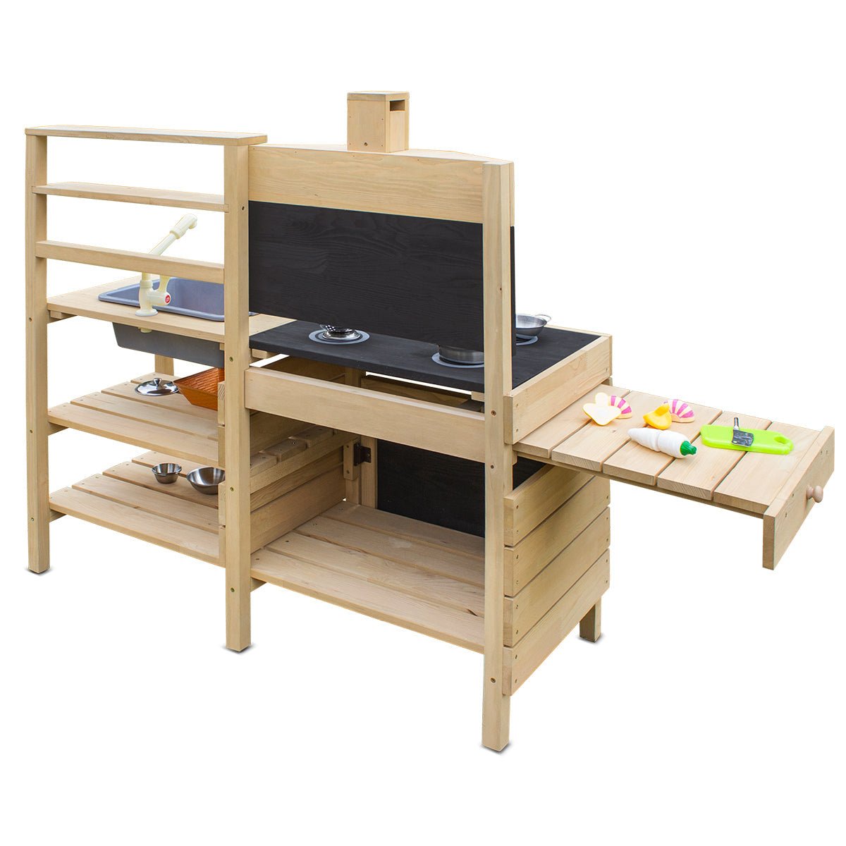 Shop Kids Mega Mart for Ramsey Outdoor Play Kitchen: Cooking with Joy