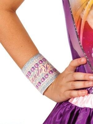 Disney Rapunzel glitter cuff bracelet for kids, perfect for imaginative play and dress-up.