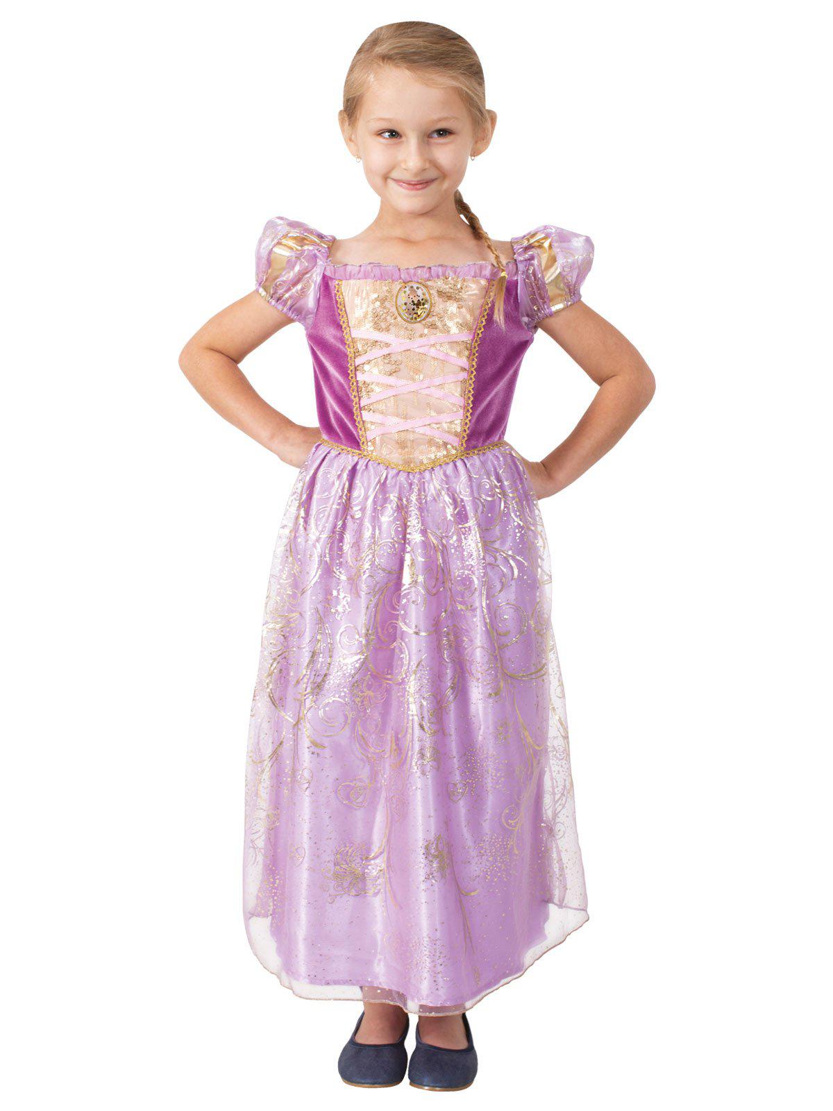 Front View Kids Rapunzel Princess Ultimate Dress