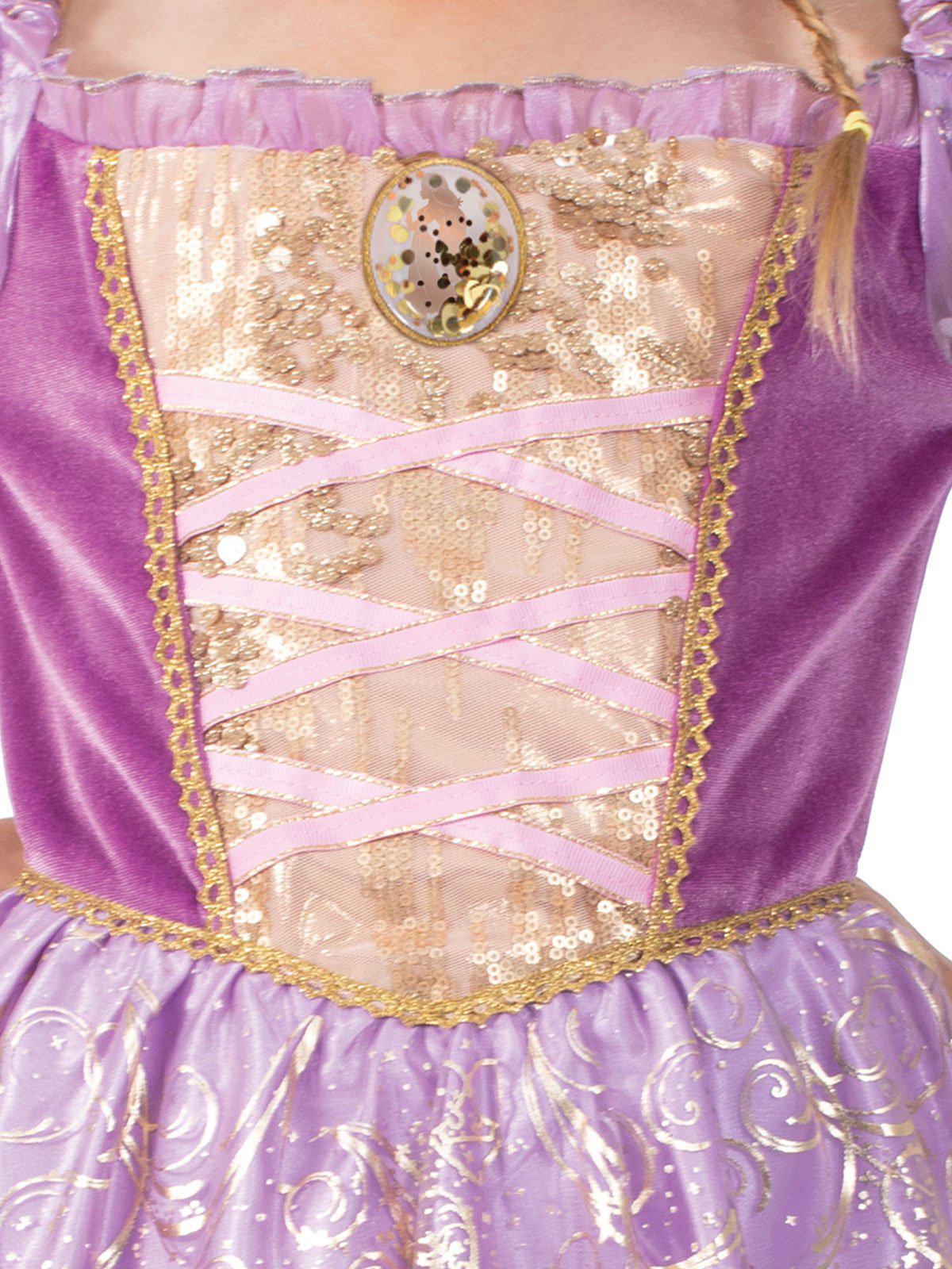 Rapunzel Princess Dress | Disney|Licensed Gold Sequin Gown Kids Mega Mart Rapunzel Princess Dress | Disney|Licensed Gold Sequin Gown Kids Mega Mart