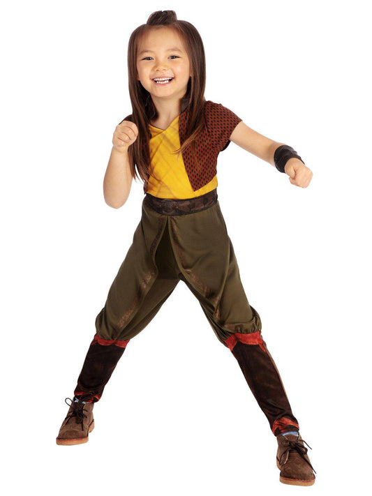 Disney Raya Kids Warrior Jumpsuit Set | Authentic costume for imaginative play at home.