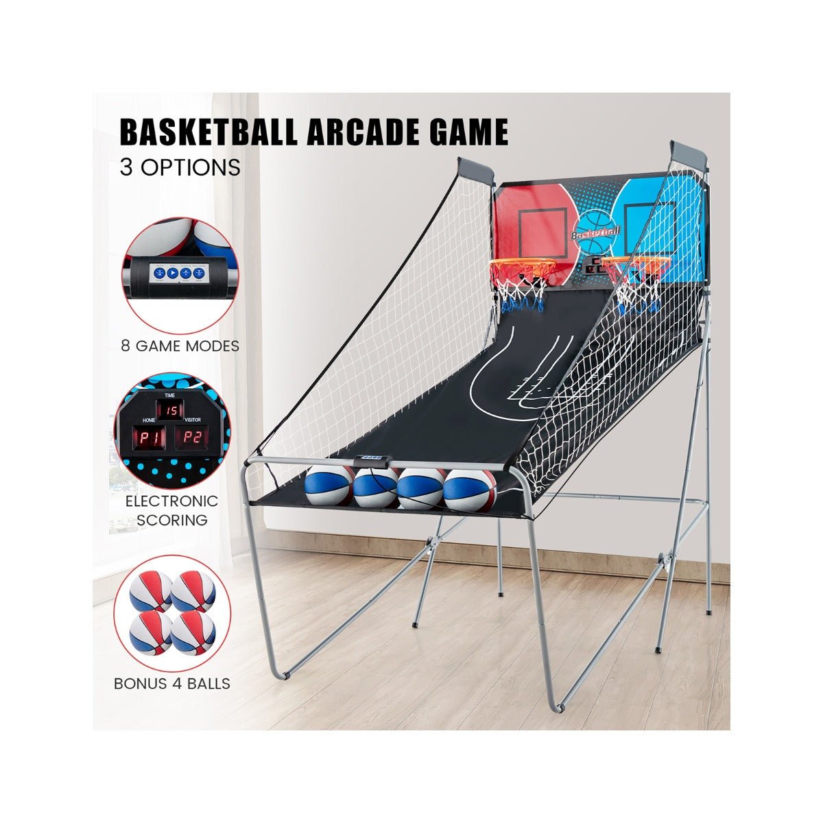 Family Arcade Basketball Dual Shot