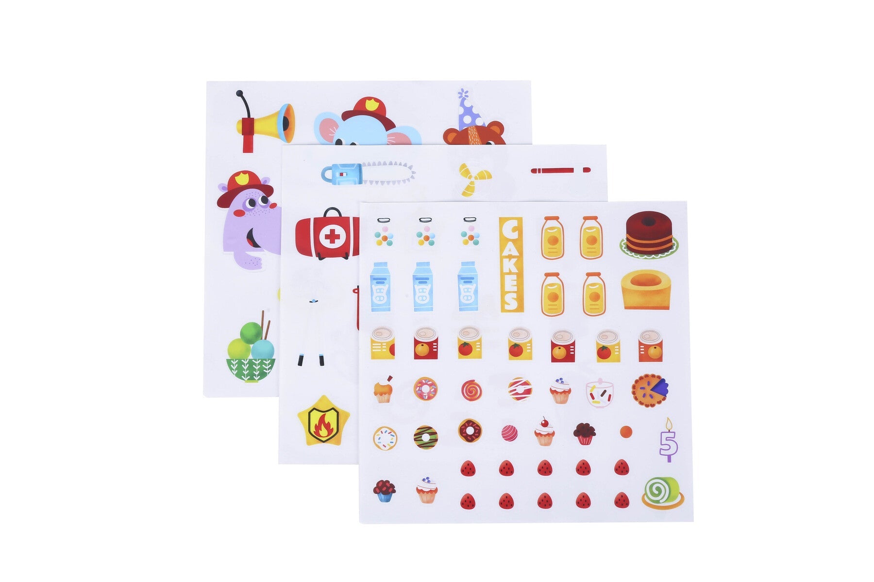 Tookyland Reusable Stickers Activity Pad | Bakery Food Truck Theme