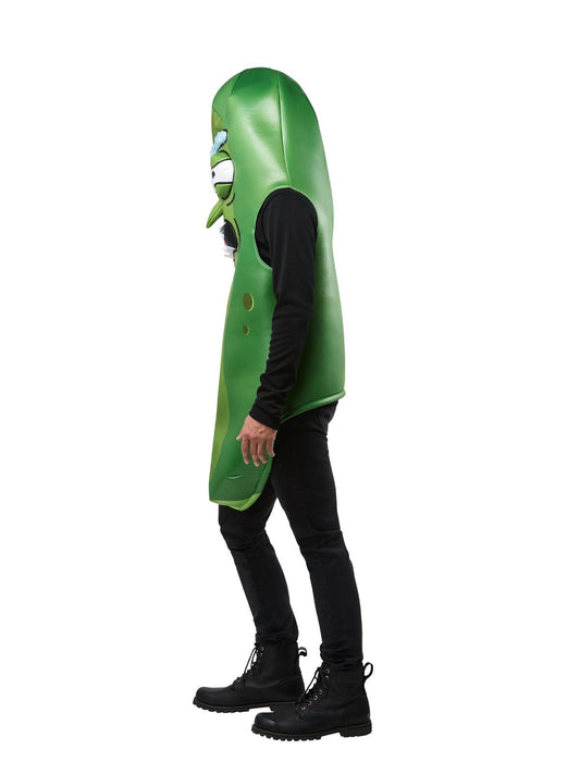 Pickle Rick adult costume, officially licensed from Rick and Morty series, perfect for dressing up.