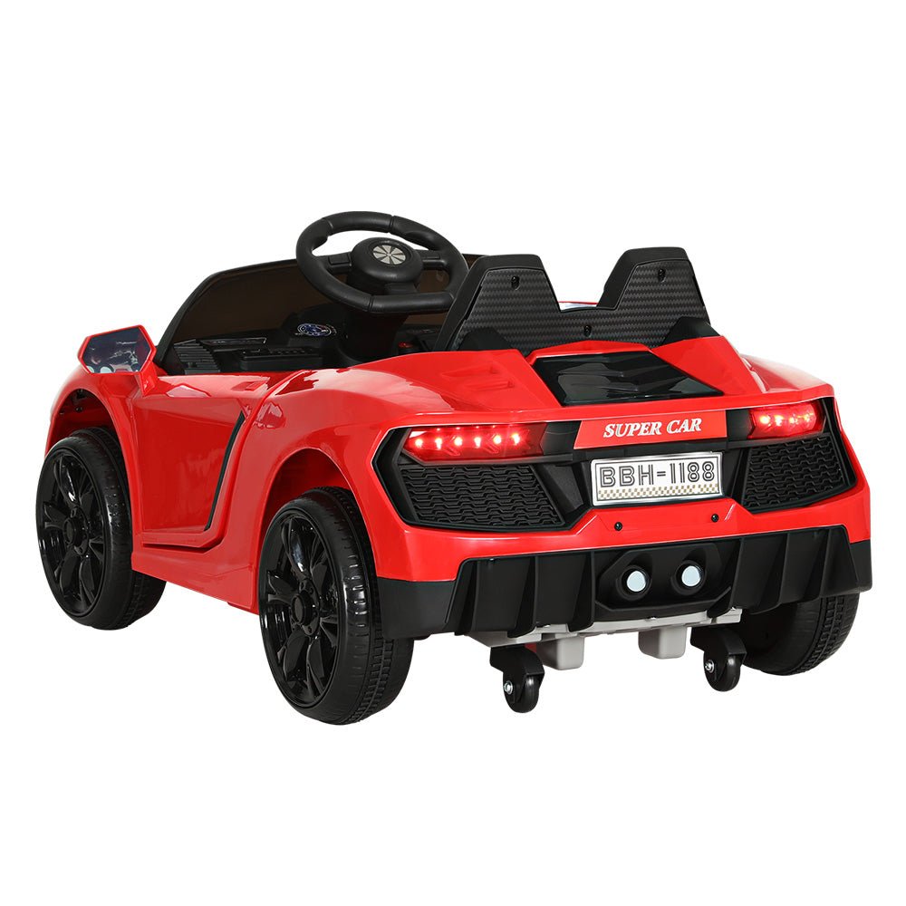 Red 12V Electric Car Fun for Little Drivers