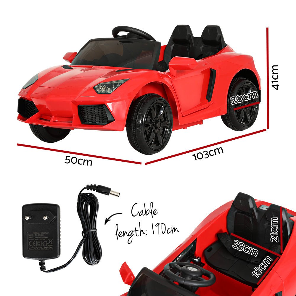 Children's Outdoor Ride-On Car Red