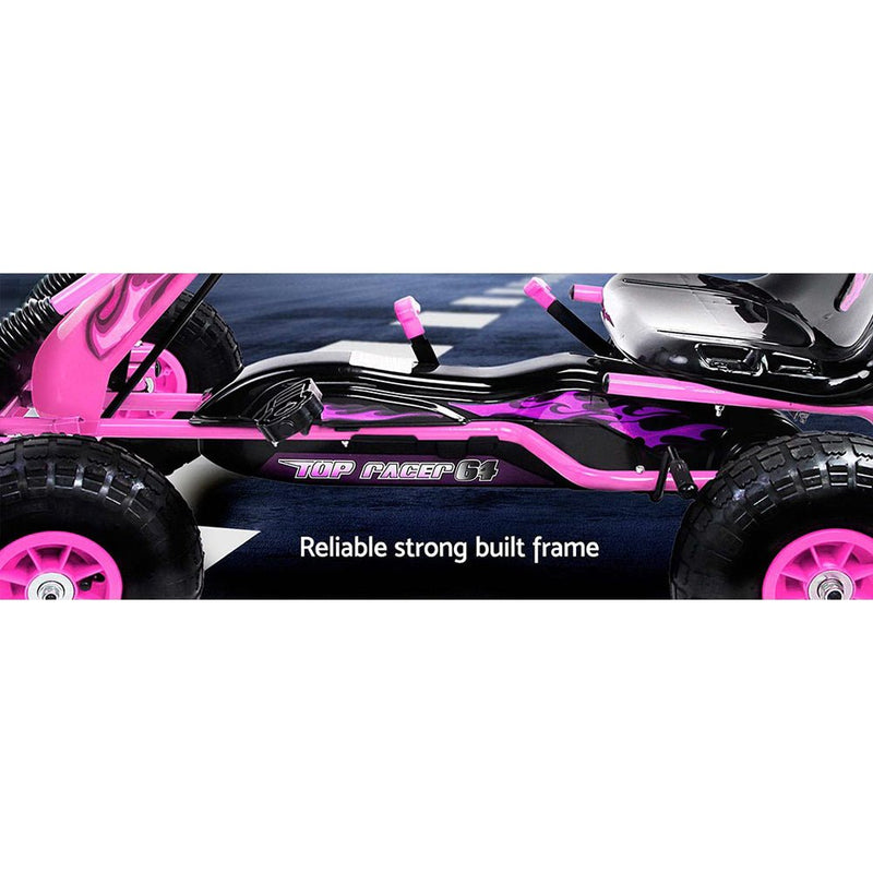 Buy Outdoor Toys Rigo Kids Pedal Go Kart Pink Australia
