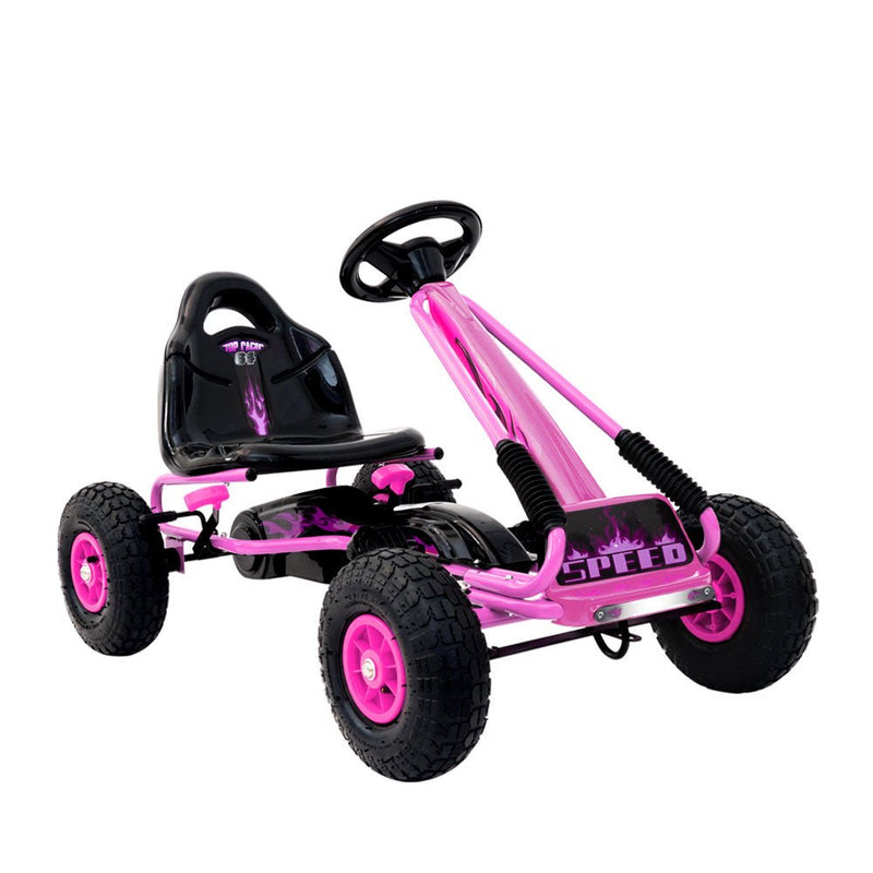 Rigo Kids Pedal Go Kart Pink | Kids Mega Mart | Shop Now!