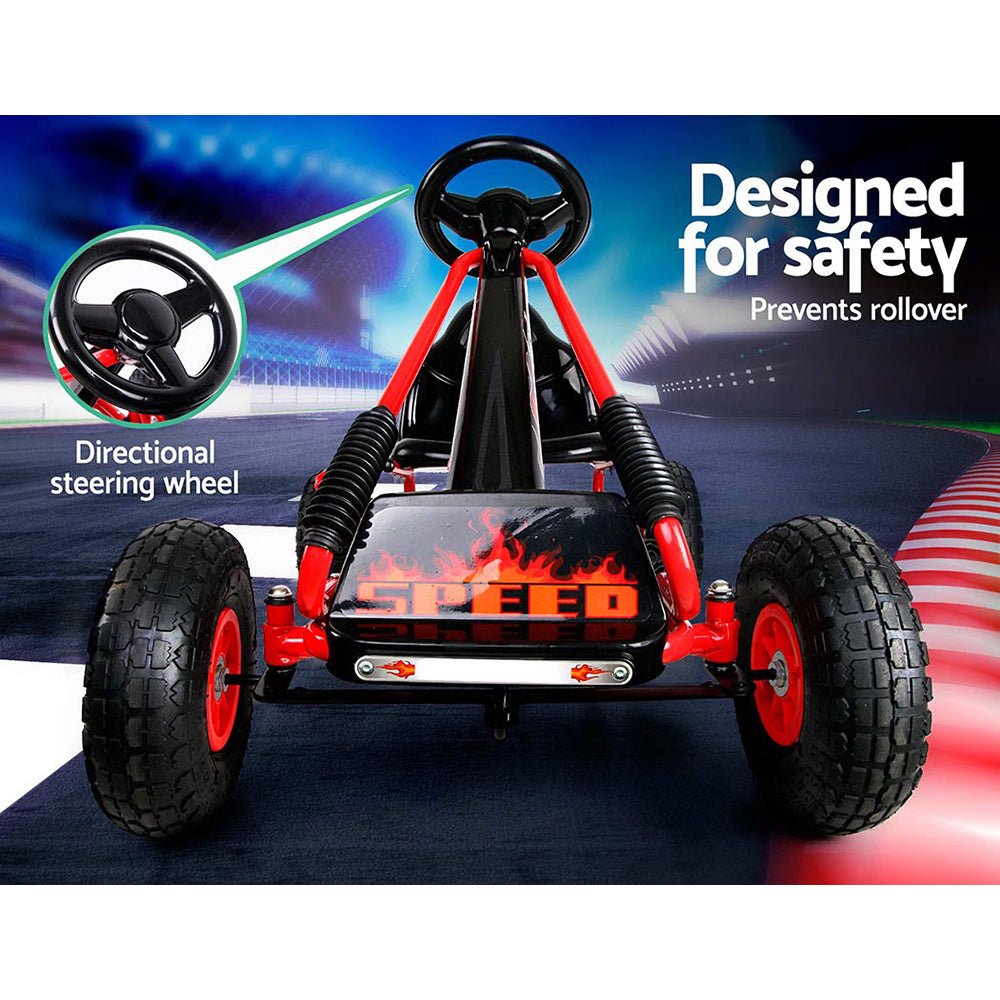 Buy Outdoor Toys Pedal Go Kart Red for Kids Red Australia