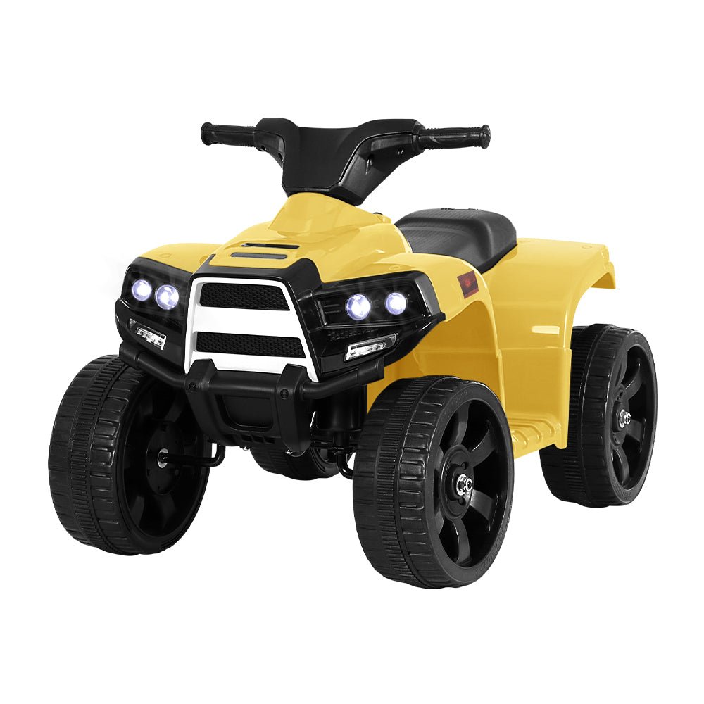 Rigo Kids Ride-On ATV - Yellow Quad Overview