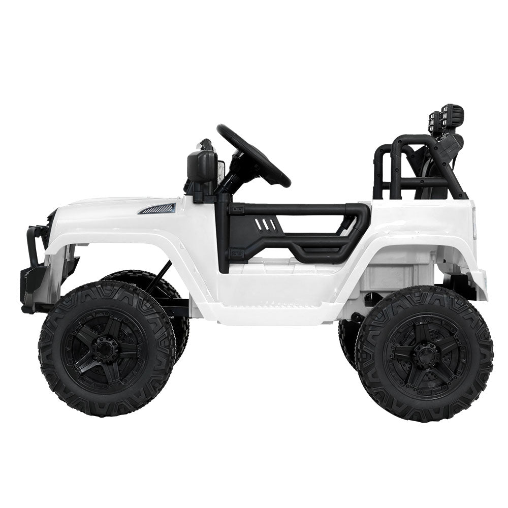 Rigo Kids Ride on Car Jeep Toy White 12V