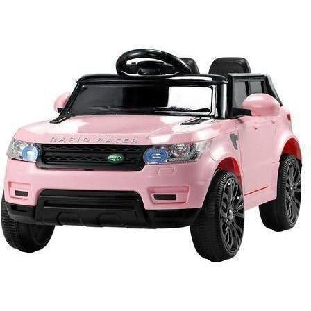 Rigo Kids Ride On Car Range Rover 12V Pink - Electric toy vehicle for indoor play