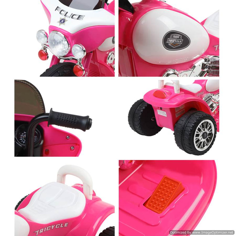 Rigo Kids Ride On Motorbike Harley Style Pink