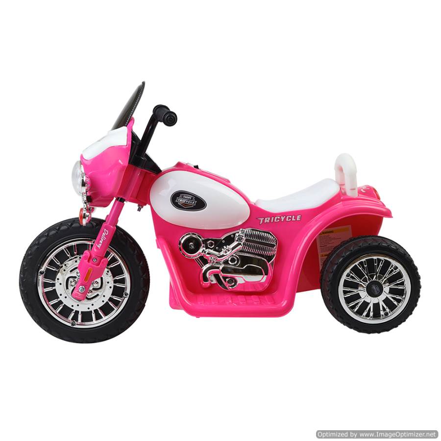 Rigo Kids Ride On Motorbike | Harley-style, pink design for playful fun at home.