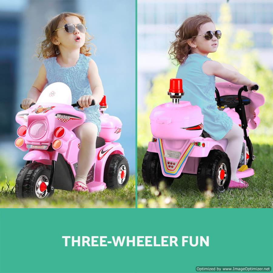 Outdoor Toys Rigo Kids Ride On Motorbike Pink - Kids Mega Mart