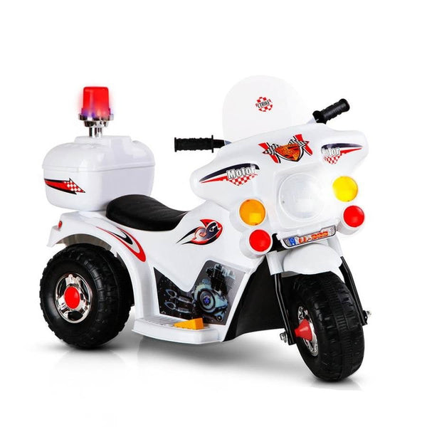 Outdoor Toys Rigo Kids Ride On Motorbike White | Kids Mega Mart | Shop Now!