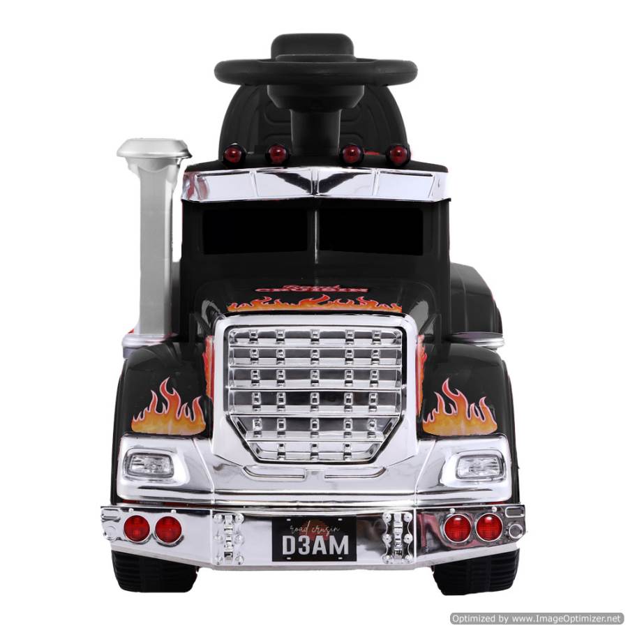 Black Rigo Kids Ride on Truck - Fun, battery-powered toy car for childrens playtime at home