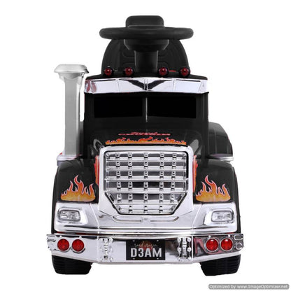 Black Rigo Kids Ride on Truck - Fun, battery-powered toy car for childrens playtime at home