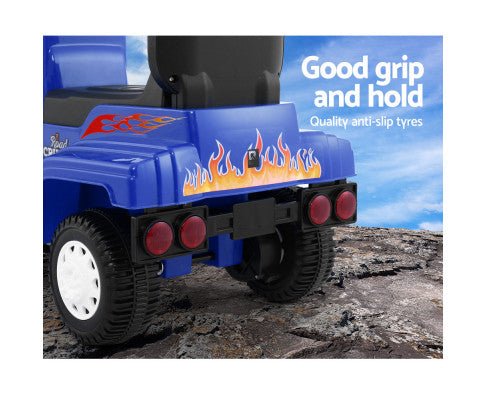 Outdoor Toys Rigo Kids Ride on Truck Blue Anti Slip Tyres