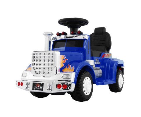 Blue Rigo Kids Ride on Truck for indoor/outdoor play, ideal for active little ones.